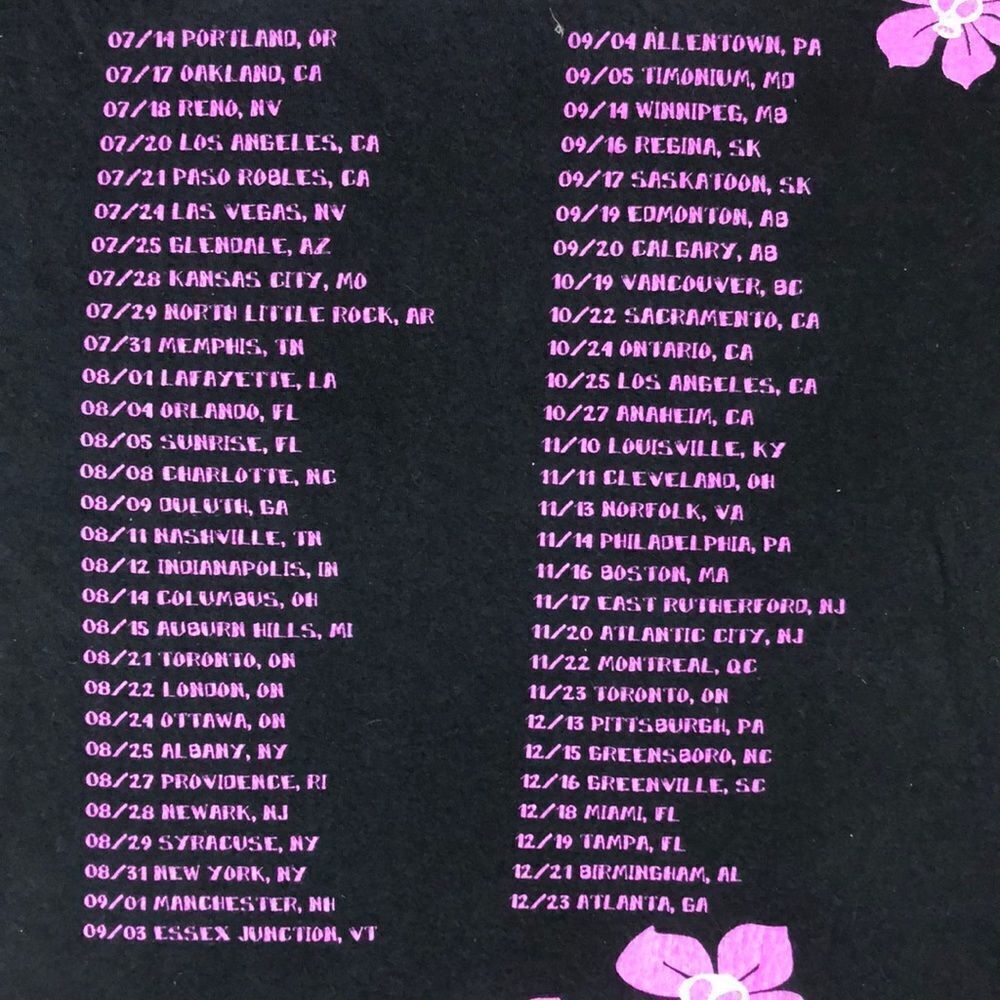 Vintage 2010 Justin Bieber World Tour Concert Tee | 2-Sides | Small - Picture 8 of 8